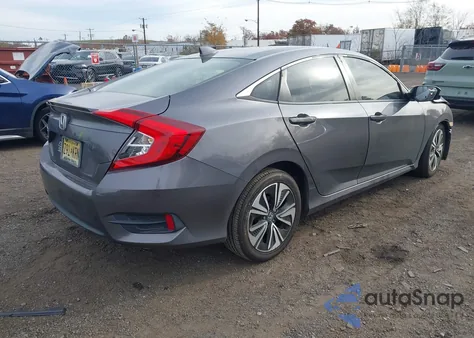 2018 Honda Civic Ex-T from USA, damaged, VIN JHMFC1F38JX030217
